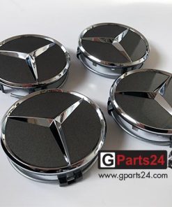 G-Klasse Nabendeckel A2204000125 7756 Titangrau mit Chromstern w463 w463a