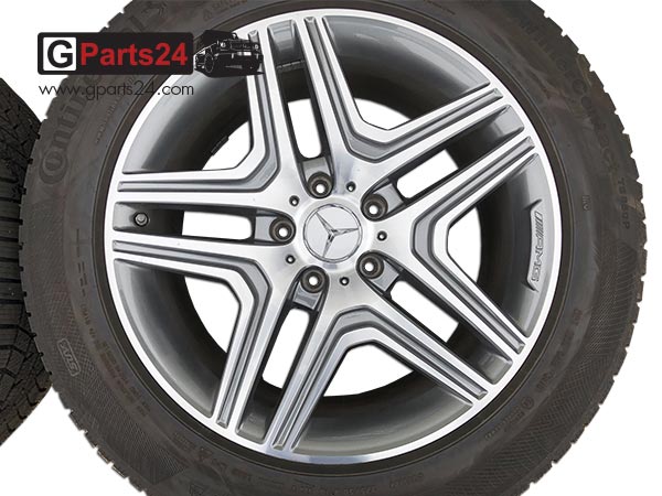 A4634013002 B66031528 G-Klasse 20 Zoll AMG Felgen ET50 Titangrau glanzgedreht – Bild 5